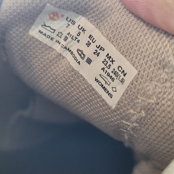 Timberland Londyn Chelsea Boots beige women's size 7 suede - Picture 10 of 10